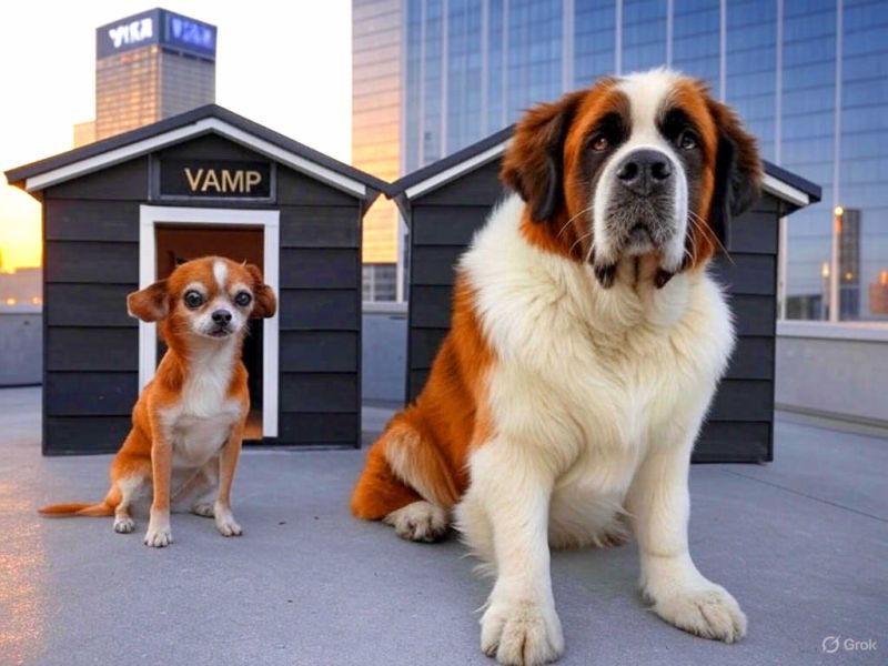 Visa needs two doghouses